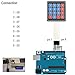 DIYmalls 4x4 Keypad 16 Key Matrix Array Membrane Switch 8pin Keyboard for Arduino ESP32 (Pack of 5)