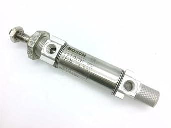 0-822-034-202 Miniture, Pneumatic Cylinder, M10 Rod Thread, 10 Mm Piston Rod Diameter, 25 Mm Stroke, Double Acting, W/intergrated Rear Eye, 10 Mm Piston Diameter, G1/8 Port, 10 Bar, Elastic