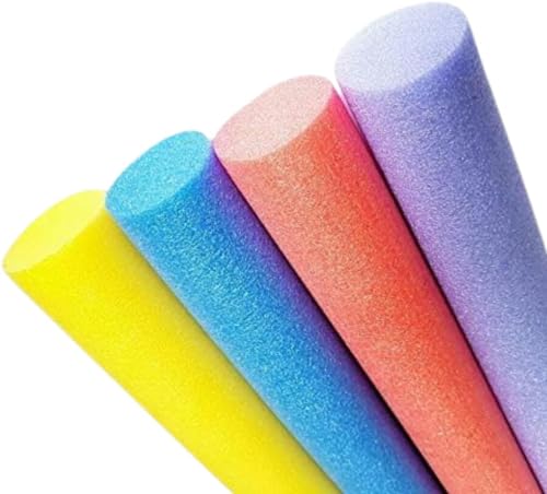 LND Gifts - Set of 8 Pool Noodles, Foam Swimming Noodle Float for Children and Adults, Strong and Flexible Swimming aid Essential for Confidence in the Pool - 8
