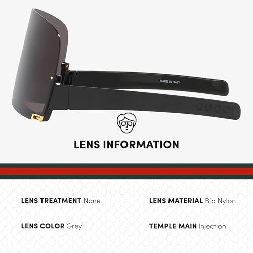 Gucci GG1631S Designer Sunglasses: Elegant Rimless Shield Frame Eyewear with Premium eSHADES Kit - Epitome of Luxury and Style4