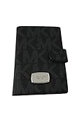 Michael Kors Jet Set Item Black PVC Passport Case
