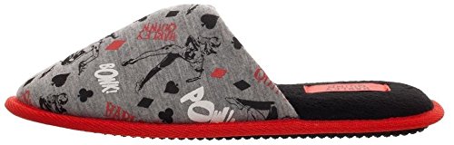DC Comics Classic All-Over Print Women's Slide Slippers, Gray4