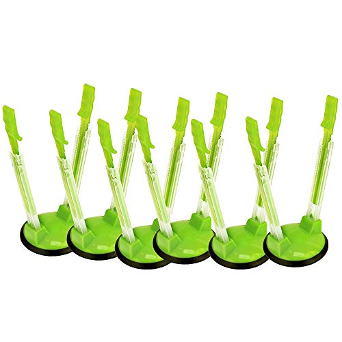 Baggy Rack - (6 Pack) Sandwich Bag Racks, Clip Food Storage Bags Onto Holder, Best Opener for Freezer & Storage Baggie - Ideal Plastic Kitchen, No Hassle Cooking Gadget Solutions For a Clean Pour