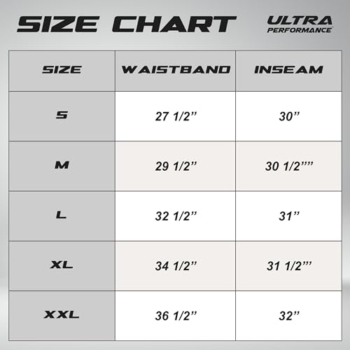Ultra Performance Calças de moletom masculinas de pernas largas, pacote com 3 calças atléticas abert