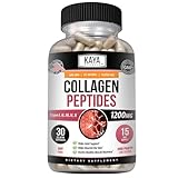 Kaya Naturals Multi Collagen Peptides Complex Powder for Women and Man, Vital for Hair, Skin, Nails, and Anti-Aging, Types I, II, III, V & X Collagen Protein Blend | Capsules - 30 Count Supplement