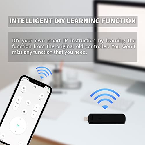 Tancano Smart Ir Controller, Usb Wifi Infrared Universal Remote Control For Smart Home Automation Control Hub, Wireless Ir Blaster For Tv/Dvd/Ac/Lighting, Compatible With Alexa, Google Assistant #TOP2