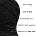 Fluffy Velvet Yarn for Crocheting，Baby Blanket Yarn for Crocheting Soft，50g(65.6yds) Amigurumi Yarns，Plush Chenille Crochet Yarns，Puzzle Yarn for Crochet Weaving Craft(Black)
