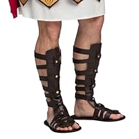 Boland 81987 - Römer Sandalen, Größe M/L, Schuhe für Faschingskostüme, Accessoires, Zubehör für Karneval oder Mottoparty