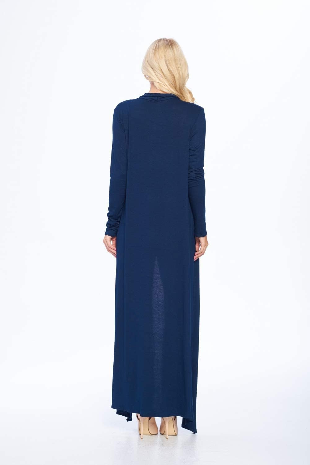 Isaac Liev Maxi Cardigan Duster Sweater – Women's Extra Long Open Front Full Length Lightweight Cardigans Dusters Sweaters - Image 3