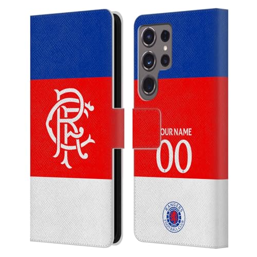Rangers FC étui portefeuille Samsung S24 Ultra cuir personnalisé pour supporters au quotidien