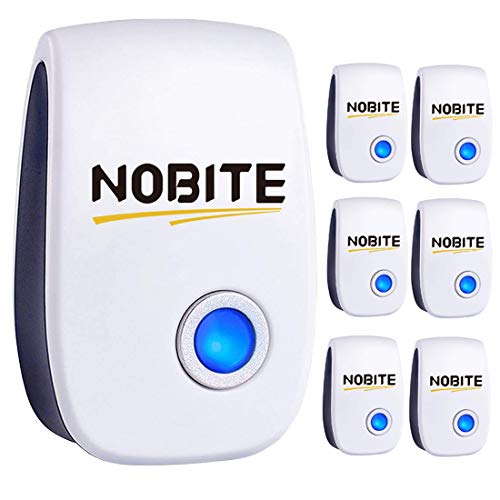 Ultrasonic Electronic Repellent, 2020 Upgraded Pest Reject - Environment-Friendly, Plug in Indoor Usage Pest Control Repeller to Insects Mice, Ants, Mosquitoes, Spiders, Rodents and Roach (6 Pack)