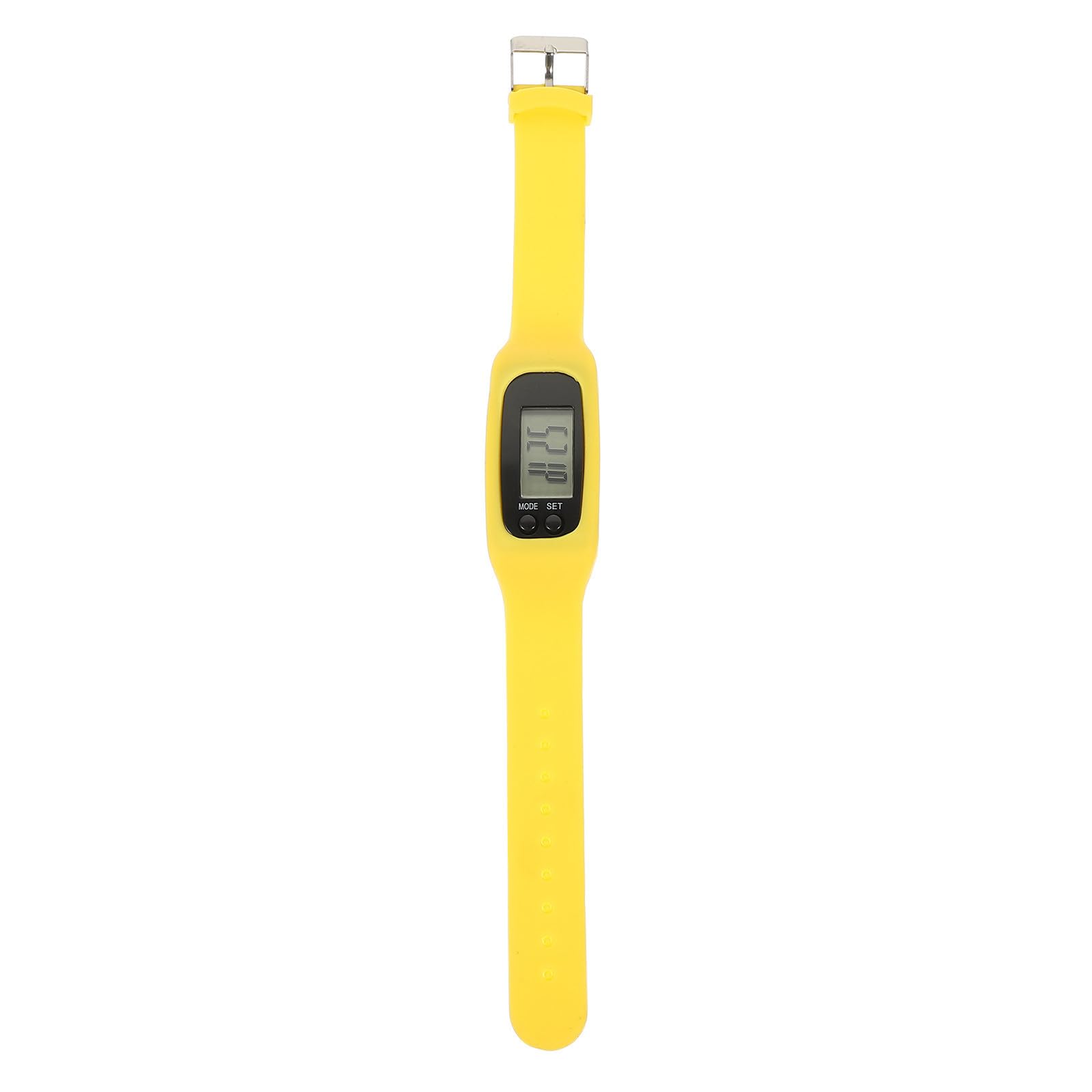 Contapassi Braccialetto in Silicone Giallo, Facile da Usare