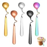 ✨Regalo exquisito: este juego de cucharas con varios colores se puede regalar a su familia o amigos. Es una opción ideal para cumpleaños, Navidad, Día de la Madre, Día del Niño y otros regalos navideños.