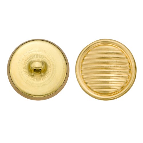 C&C Metal Products 5275 Thick Lined Livery Metal Button, Size