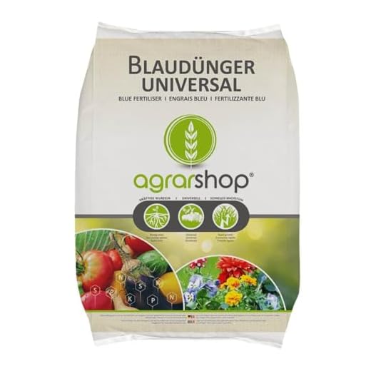 Agrarshop Blaudünger Universal 25 kg Blau Korn Rasendünger Gartendünger Blumen
