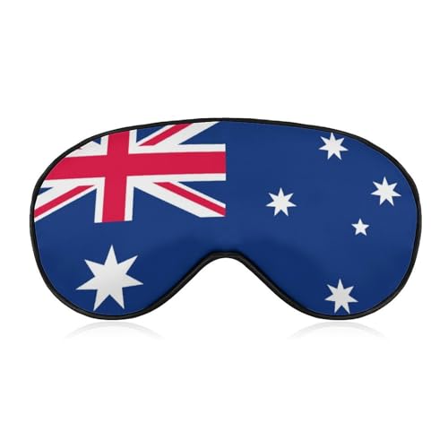 アイマスク オーストラリア 国旗 睡眠アイマスク 目隠し 眼帯 スリープマスク アイピロー 睡眠用 安眠 遮光 軽量 四季 通気性 長さ調節可能 男女兼用 旅行用