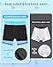 Resiprolty Toddler Swim Trunks Size 7 with Compression Liner Quick Dry Toddler Bathing Suits Boys Swim Shorts Swimsuit Boy Kids Swimwear