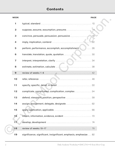 Daily Academic Vocabulary, Grade 5 Teacher Edition - Image 2