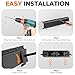 Mutak Gun Rack Wall Mount, Indoor Metal Gun Rack, Adjustable Rifle Storage Holder with Soft Padding, Vertical Gun Display, for 8 Slot