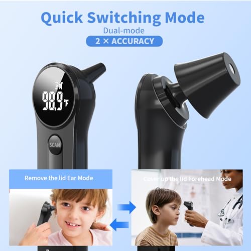 Image of Boncare Thermometer for Adults, Kids, Accurate Digital Forehead Thermometer
