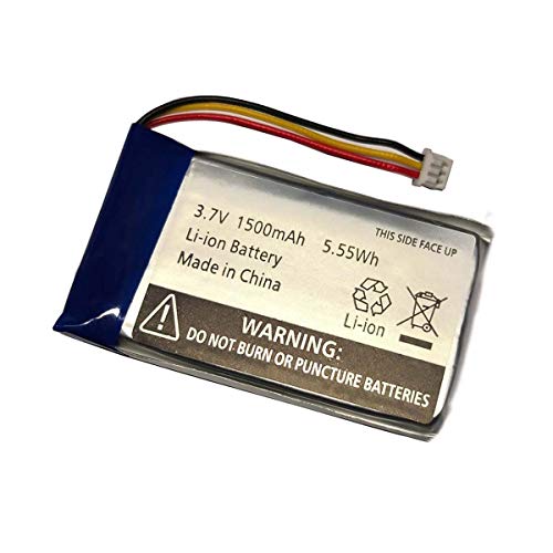 AOLIKES 1500mAh 3.7v Batteries Pack Replacement for Infant Optics DXR-8 Video Baby Monitor (2 Pack)