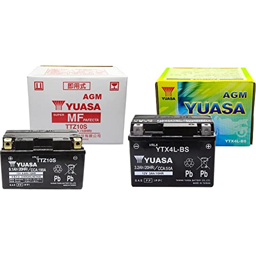 Amazon | 【セット買い】TAIWAN YUASA (台湾ユアサ) シールド型 バイク