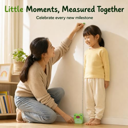 Qumiimet Kids Tape Measure with Countdown Timer, 2-in-1 Soft Retractable by Qumiimet - Used condition - Image 6