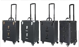 キャリーケース メイクボックス 上開き　紫 キャリーケース メイクボックス 上開き 紫