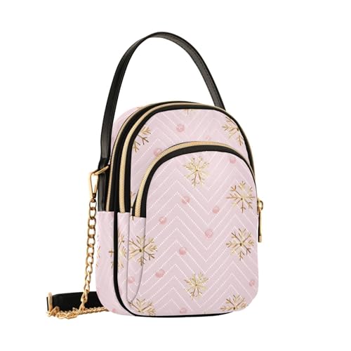 Sac à bandoulière rose doré Mnsruu pour femme et fille, pochette élégante B2414