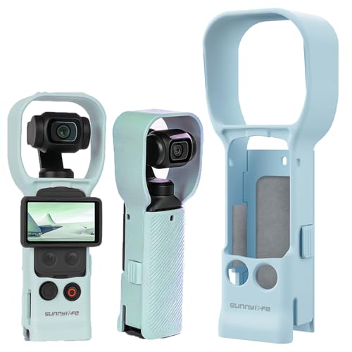 Taoricup DJI Osmo Pocket 4 �Ή� �ی�P�[�X �ی�J�o�[ �����Y�t�[�h DJI Osmo Pocket 4 �Ή� �A�N�Z�T���[ �{�f�B�V�F�� (Blue)
