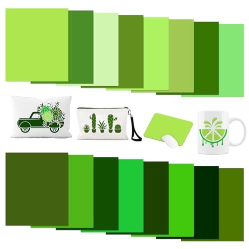 Tintnut Green Sublimation Ink Transfer Sheets 16 Sheets 12"x10" Solid Color