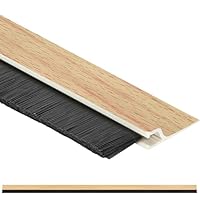 Guarnizione Sottoporta A Spazzola - Paraspifferi 100cm Marrone - Foto 6