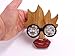 Karina Fashion Handmade Face Brooch – Iris Apfel Inspired Statement Pin, Solid Wood with Mother of Pearl Inlay, Bold Artistic Jewelry, Unique Designer Brooch for Women