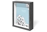 Swing Design Chroma Shadow Box Frame, 8 by 10-Inch, Charcoal Gray