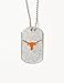 NCAA Texas Longhorns Glitter Dog Tag
