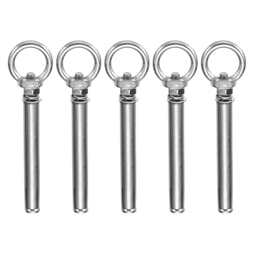 Perno de expansión de hormigón M6 x 80 mm de acero inoxidable 304 en paquete de 5 unidades