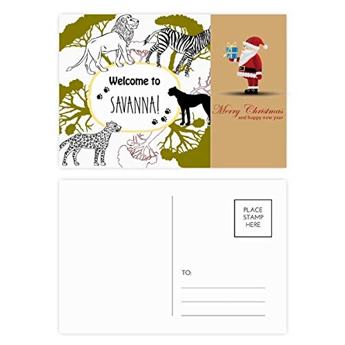 Cartes postales léopard African Savanna pour décorer votre intérieur ou écrire à vos proches