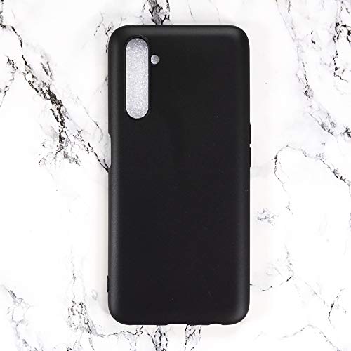 Oppo Realme 6 Pro Case, Scratch Resistant Soft TPU Back Cover Shockproof Silicone Gel Rubber Bumper Anti-Fingerprints Full-Body Protective Case Cover for Oppo Realme 6 Pro (Black)