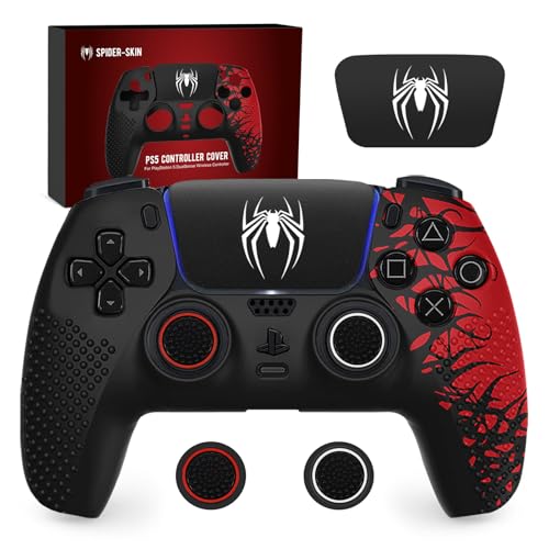 Darno Anti-Slip Silicone Skin for Ps5 Controller, Ps5 Controller Accessories, Soft Protective Cover Case for PlayStation 5 Control Grip with Touch Pad Stickers