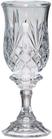 St. George Crystal Pineapple Hurricane Candleholder