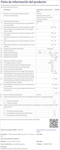 D�couvrez la Hisense 85U7NQ, une TV QLED MiniLED de 85" (215 cm) offrant une r�solution 4K UHD 3840x2160. Profitez d'un taux de rafra�chissement de 144 Hz et de la technologie HDR10+ pour des images �