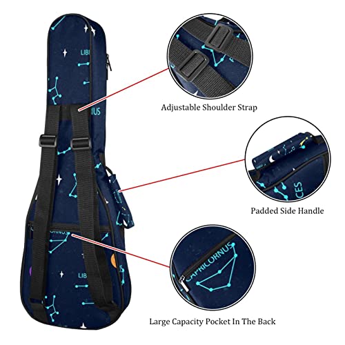 Sac de transport pour ukulélé ténor imperméable avec housse rembourrée - 3