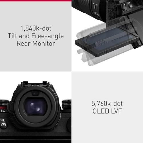 Panasonic LUMIX S1RII Full Frame Mirrorless Digital Camera, Hybrid Model Featuring a 44.3MP Full-Frame Sensor and LUMIX's First-Ever 8K Digital Camera Video Recording - DC-S1RM2 by Panasonic - Image 9