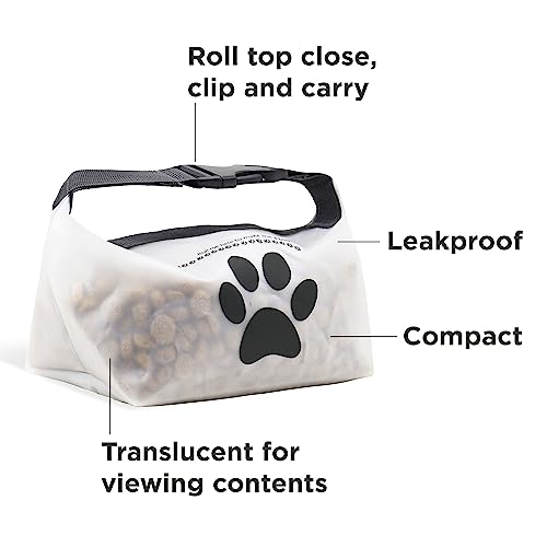 Rezip Pet Food Storage Bag (14-Cup) | Bpa-Free, Food Grade, Leakproof, Pet Safe | Keeps Food Fresh For Camping, Dog Boarding, Weekend Getaways | Machine Washable #TOP5