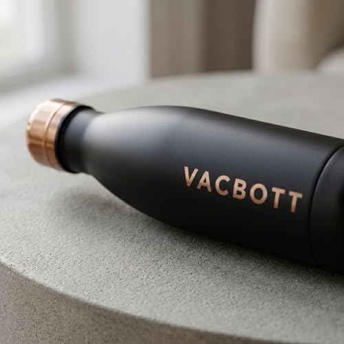 Image of CLAY CRAFT VACBOTT Stark Double Walled 18 Hours Hot and 24 Hours Cold Water Flask Bottle-500ML, 2-Piece(Multicolour) Leak Proof|Easy to Carry|Gym Bottle|Home|Kitchen|Hiking|Travel Bottle|BIS Certified