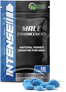 INTENSE Blue 15 Tablets - Herbal Supplement for Men - Strong Effect - Performance & Enhancement Tablets for Men - Natural Ingredients-Male Energy & Stamina Endurance Booster