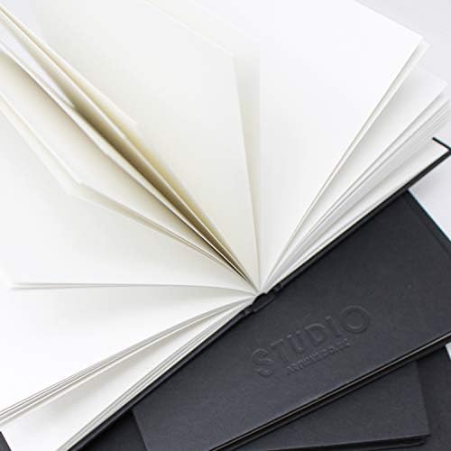 Artway Studio A4 Szkicownik W Twardej Oprawie Papier bezkwasowy Format Pionowy 297 x 210 mm Czarny