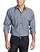 Key Apparel Men's Pre-Washed Blue Chambray Work Shirt, Long Sleeve