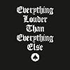 Motorhead Everything Louder Front & Back Print Mens Black Short Sleeve T Shirt Vintage Style Graphic Tees, Black, Medium #2