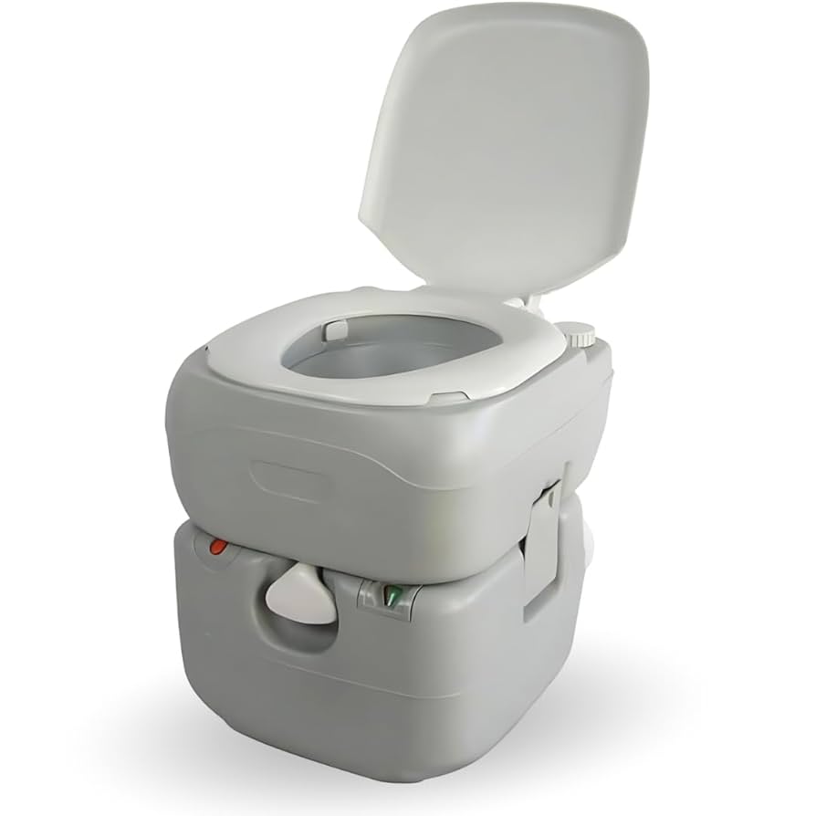 Amazon | SunRuck ポータブルトイレ 水洗 ピストンポンプ方式